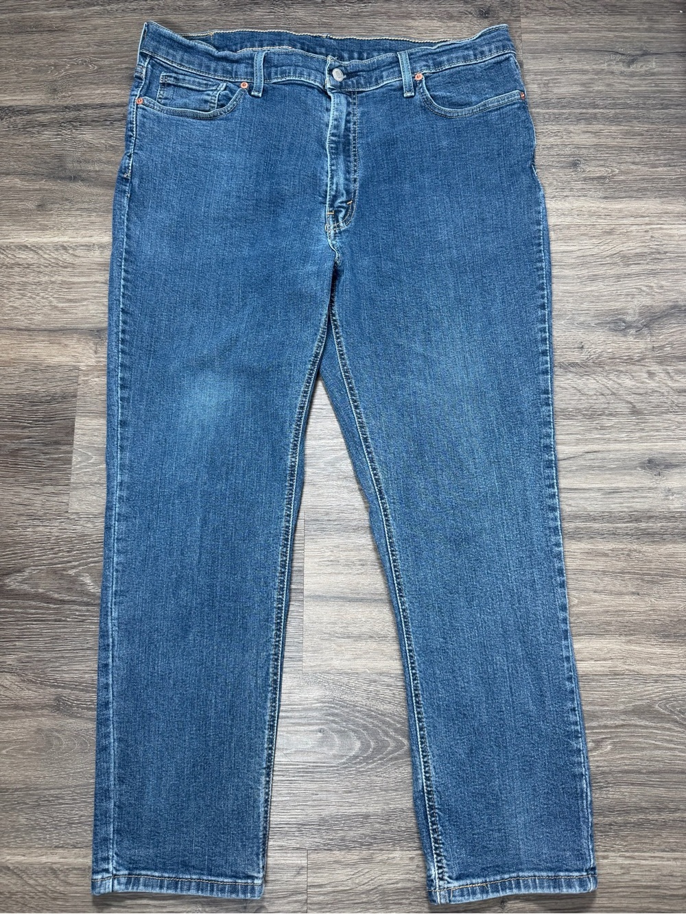 Levi's 514 Straight Fit Men's Jeans W42 L30 Medium Wash Denim